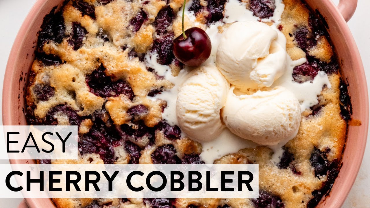 Easy Cherry Cobbler | Sally's Baking