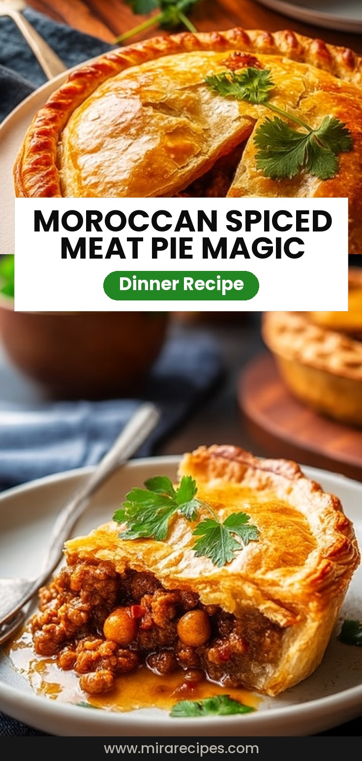 Moroccan Spiced Meat Pie