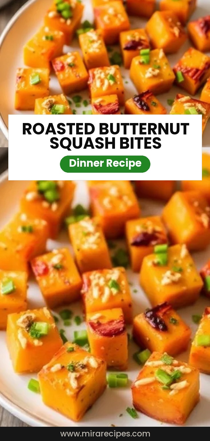Roasted Butternut Squash Bites