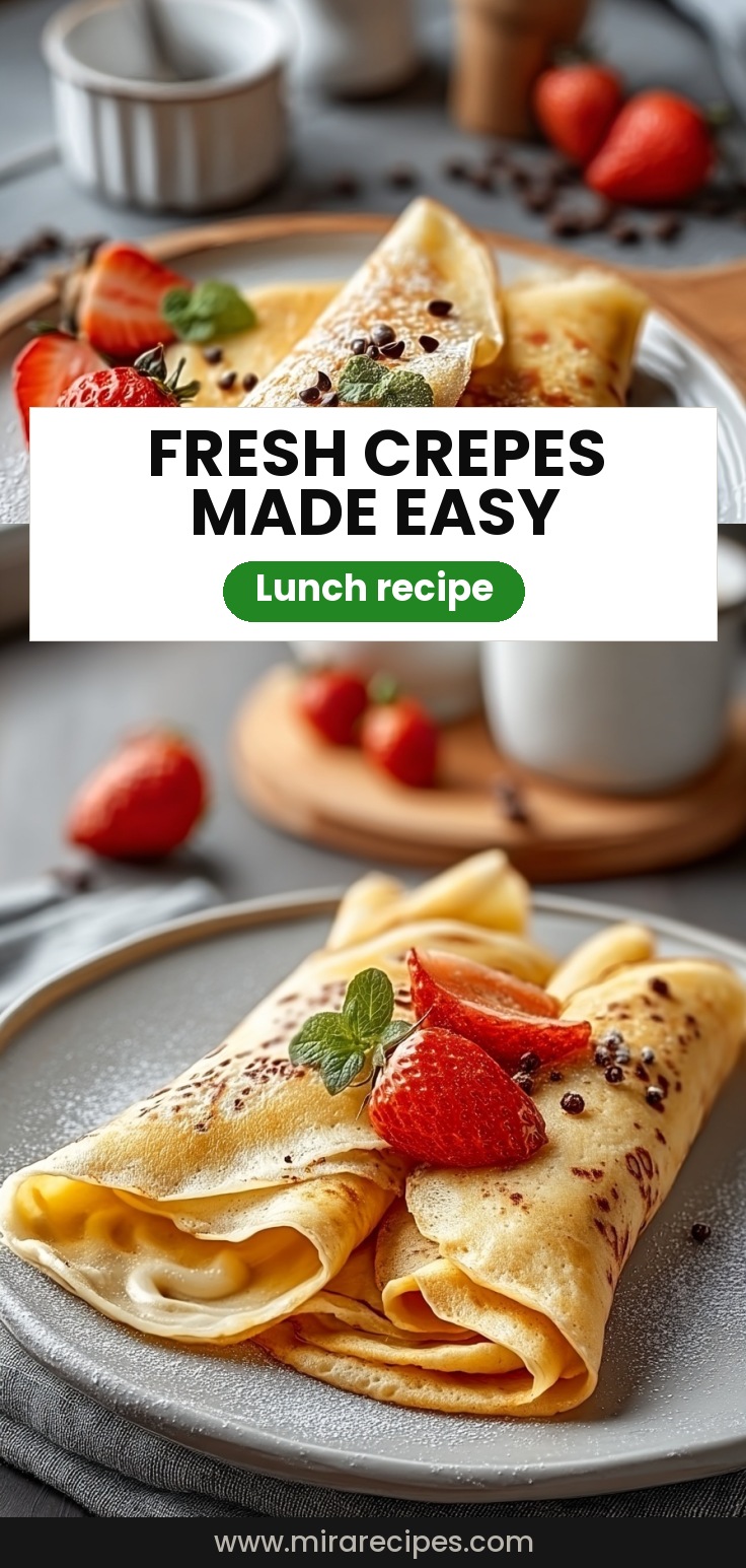 Fresh Crepes Recipe Recipe