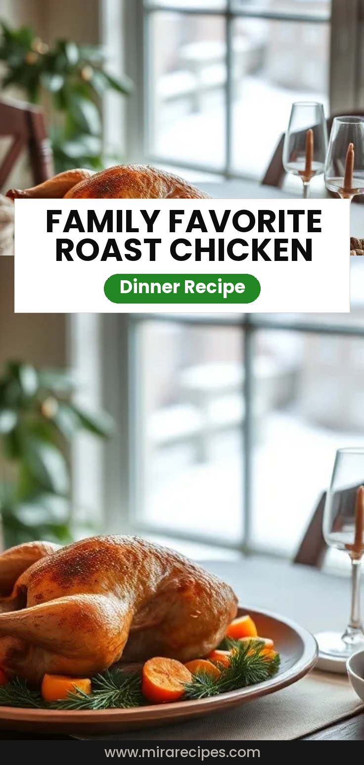 Family Favorite Roast Chicken Recipe
