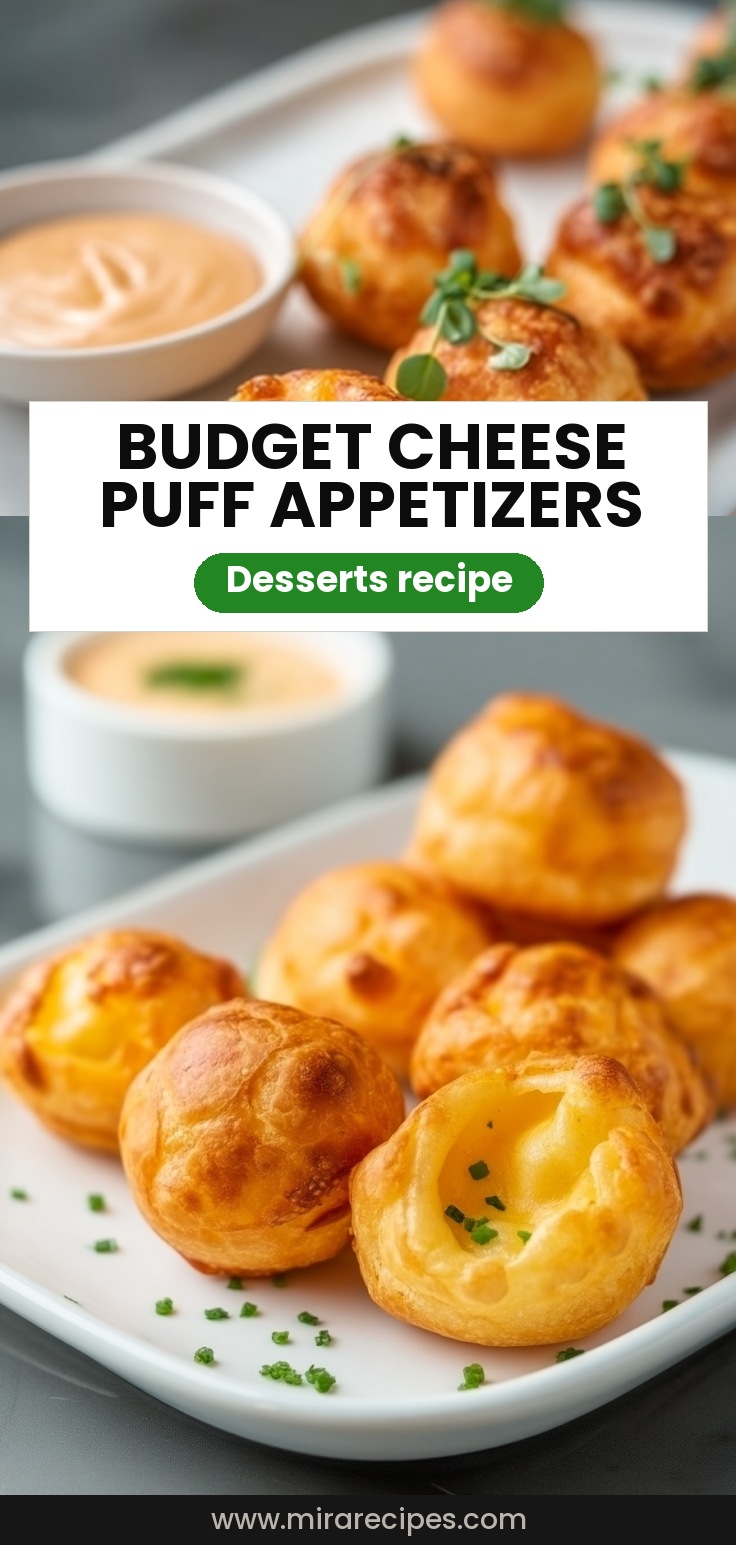 Budget-Friendly Mini Cheese Puff Appetizers Recipe