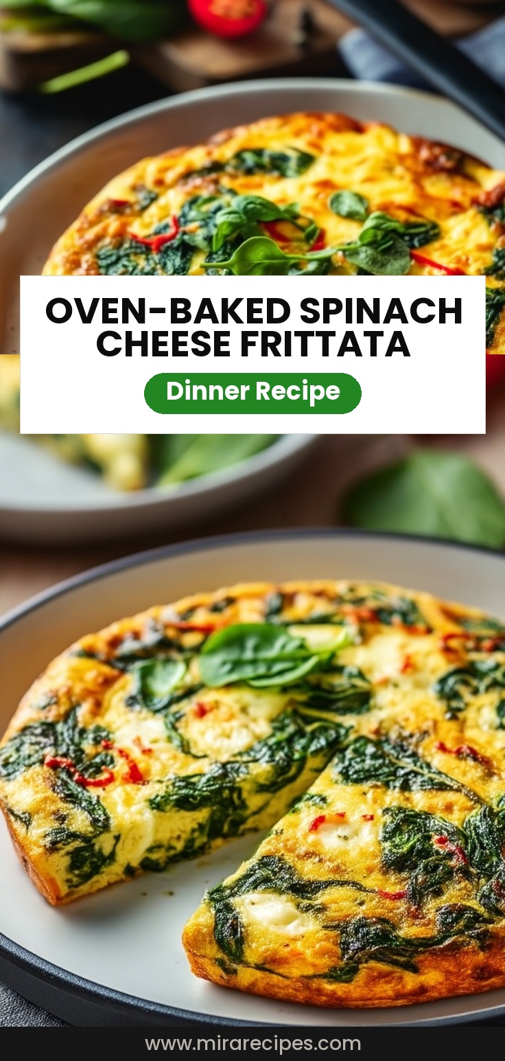 Oven-Baked Frittata with Spinach and Cheese Recipe