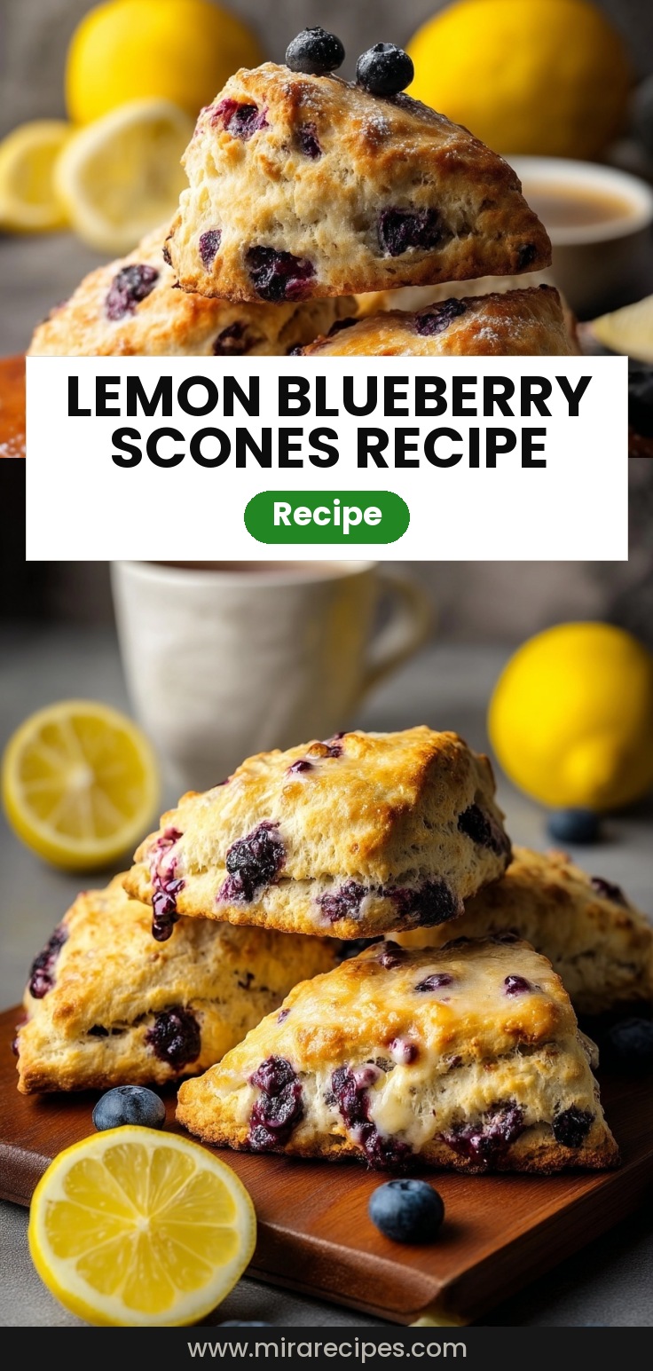 Lemon Blueberry Scones