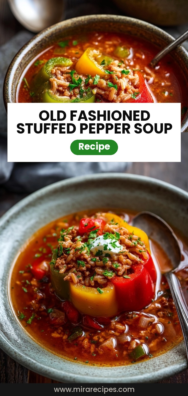 Old Fashioned Stuffed Pepper Soup