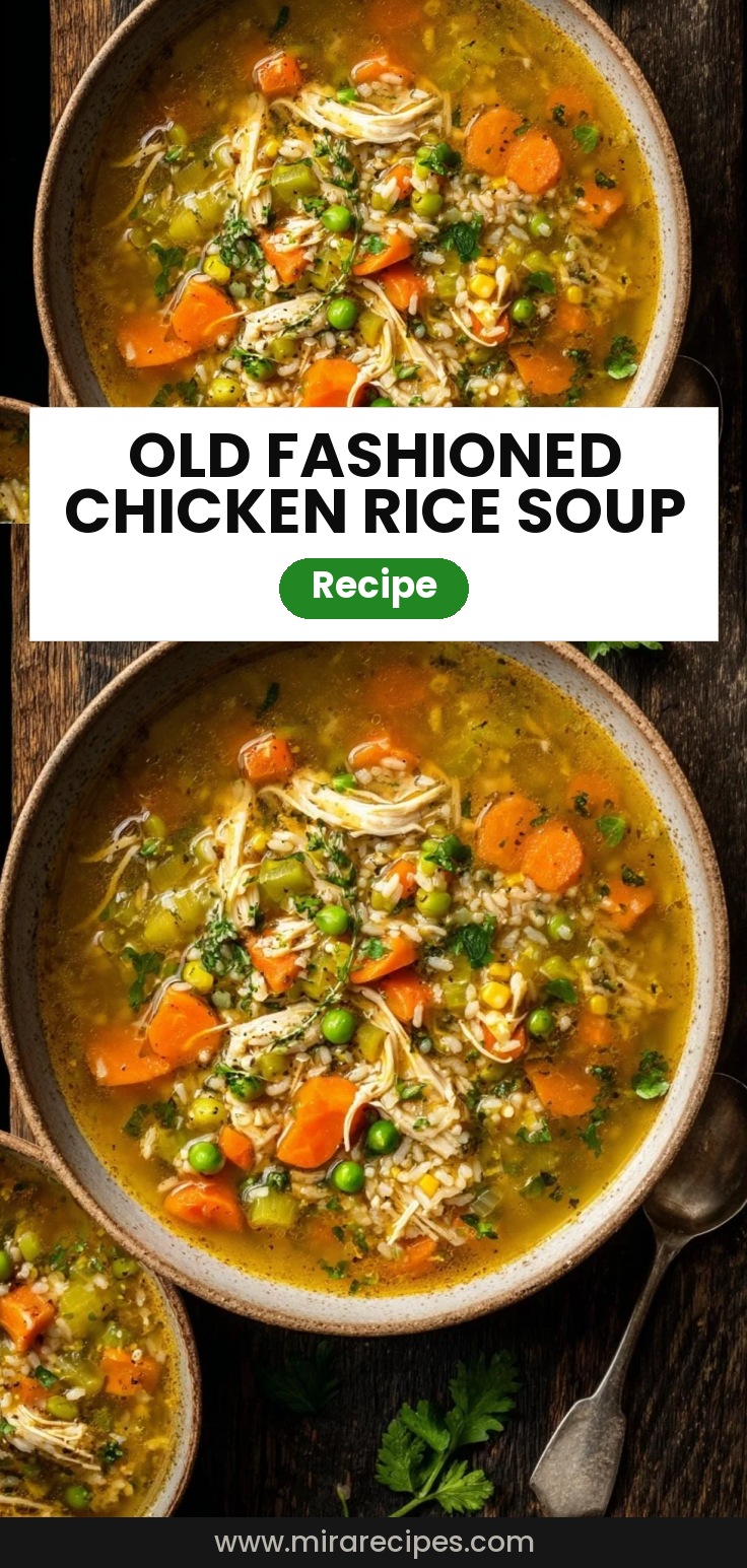 Old Fashioned Chicken and Rice Soup