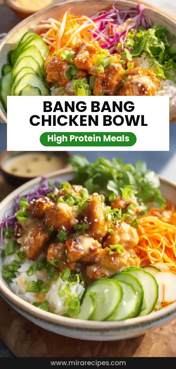Bang Bang Chicken Rice Bowl