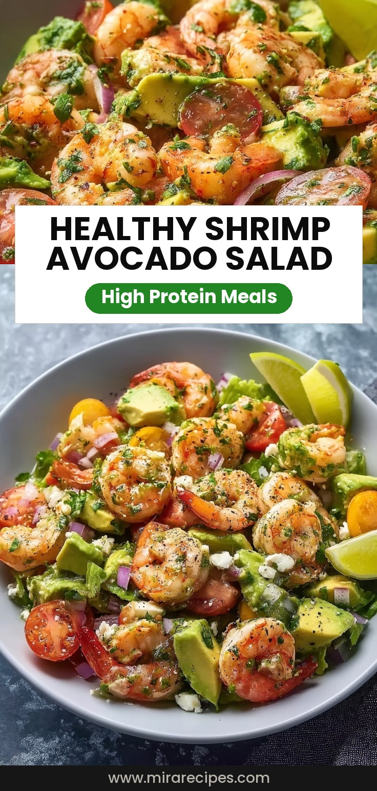 Healthy Shrimp Avocado Salad