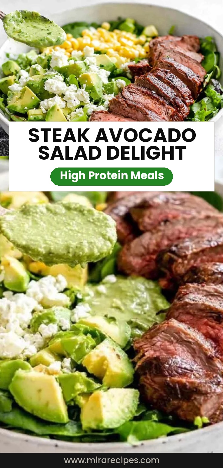 Steak Avocado Salad