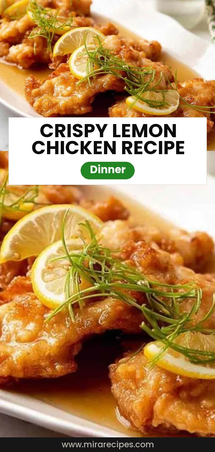 Crispy Chinese Lemon Chicken
