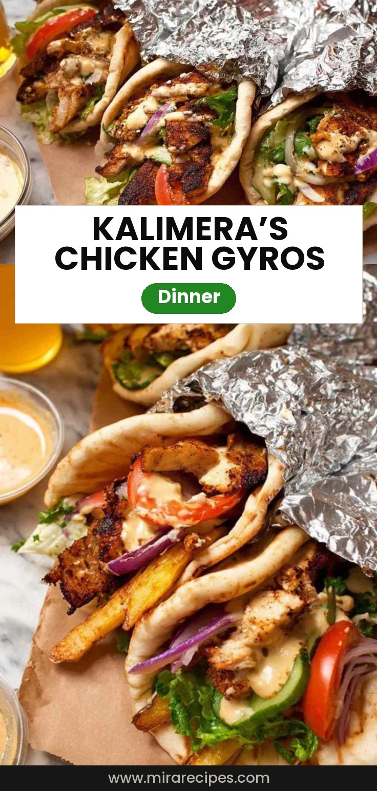 Kalimera’s Famous Chicken Gyros