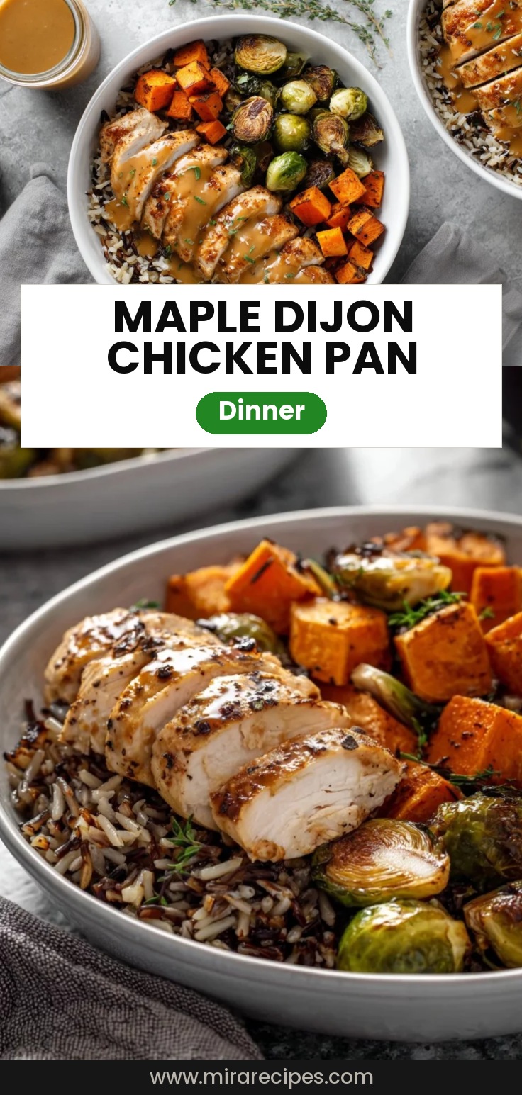 Maple Dijon Chicken Sheet Pan Recipe