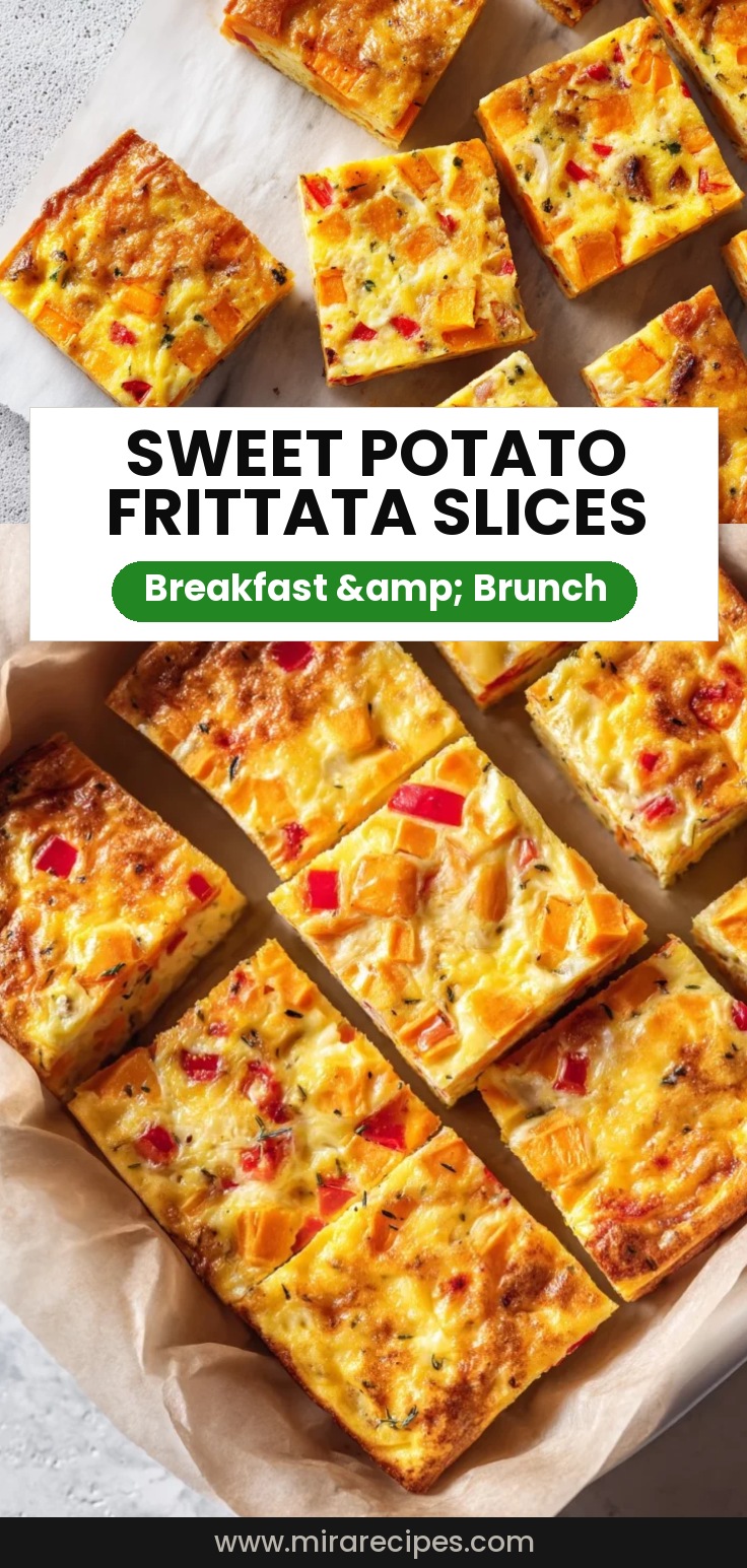 Sweet Potato Frittata Slices