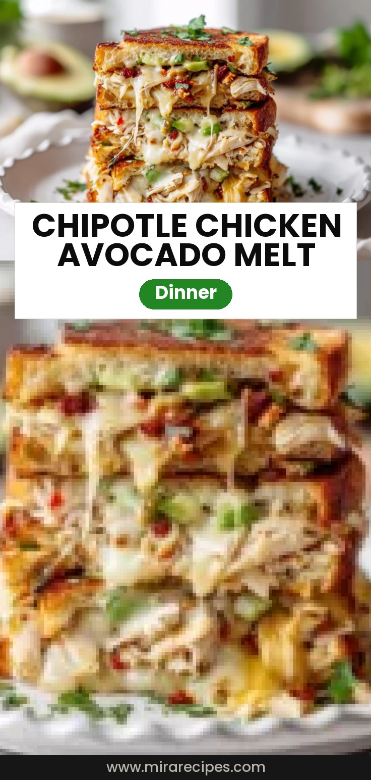 Chipotle Chicken Avocado Melt (Panera Copycat)