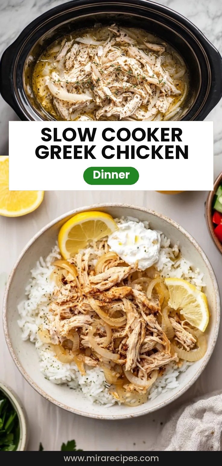 Slow Cooker Greek Chicken