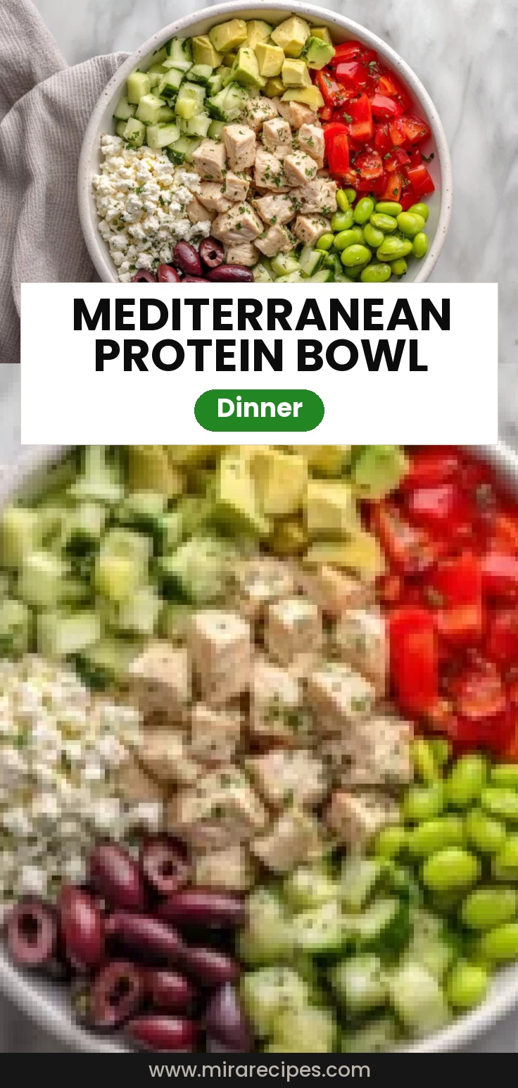 Mediterranean High-Protein, High-Fiber Bowl
