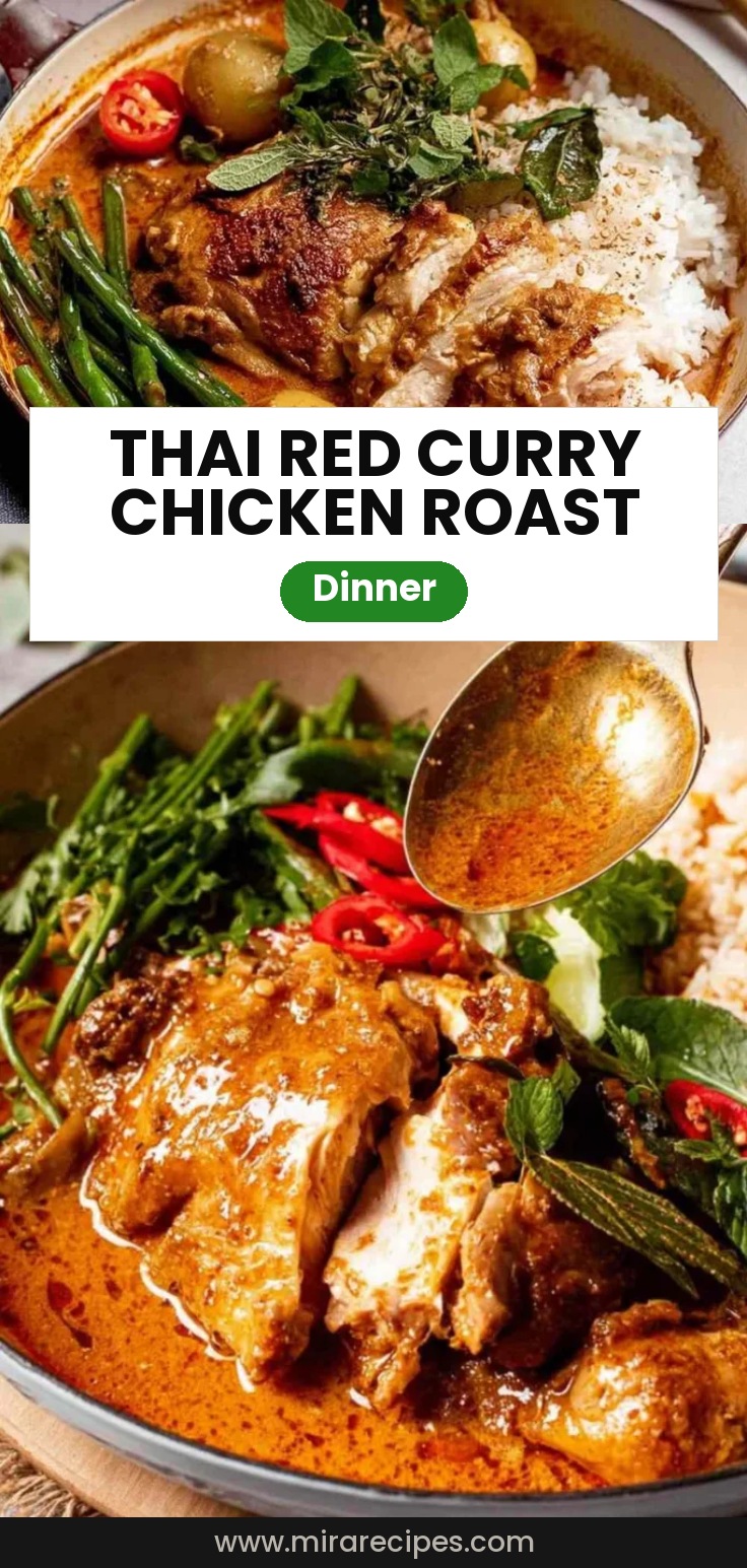 Thai Red Curry Pot Roast Chicken