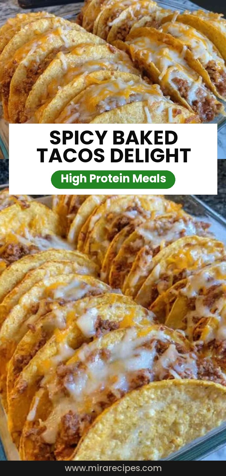 Spicy Baked Tacos