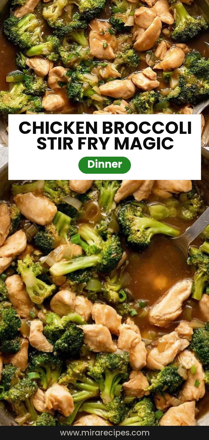Chicken broccoli stir fry