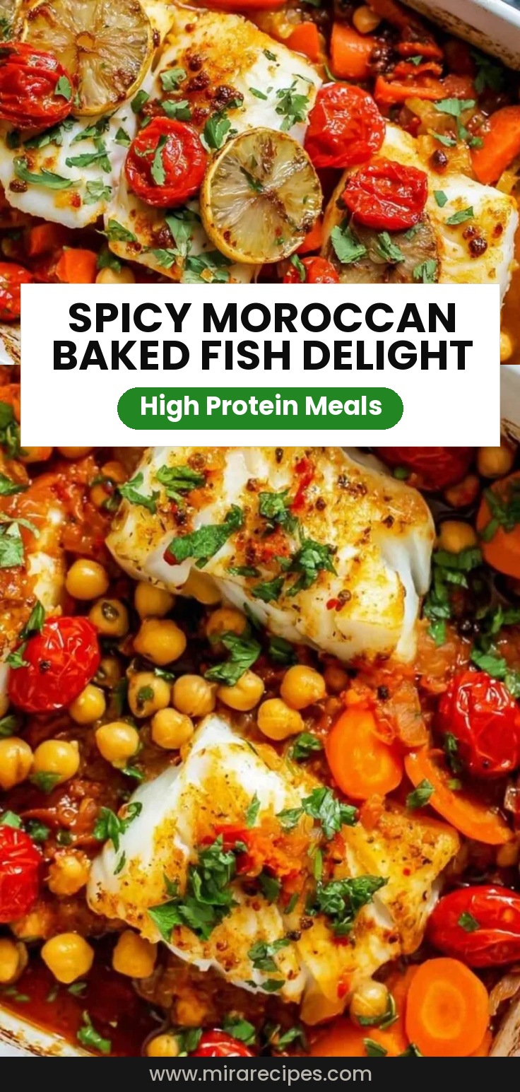 Spicy Moroccan Baked Fish