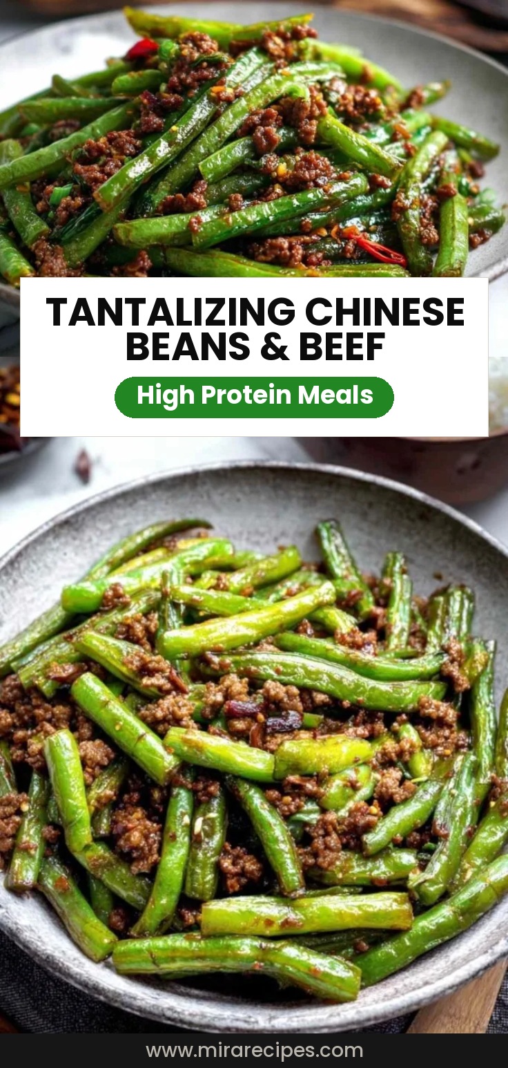 Chinese Green Beans and Ground Beef