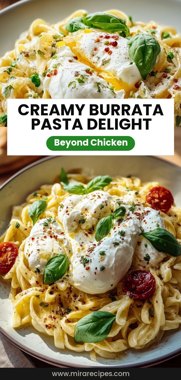 Creamy Burrata Pasta
