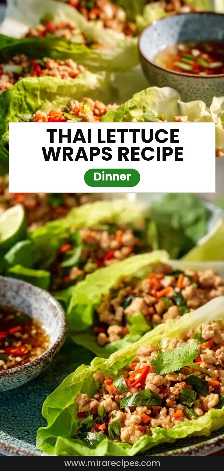 Thai Lettuce Wraps Larb Gai