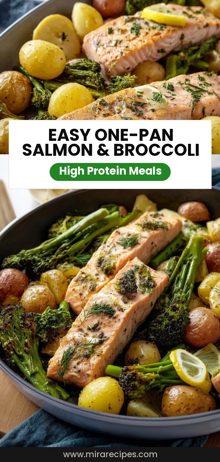 Easy Salmon Broccoli and Potatoes (One-Pan Spring Meal)