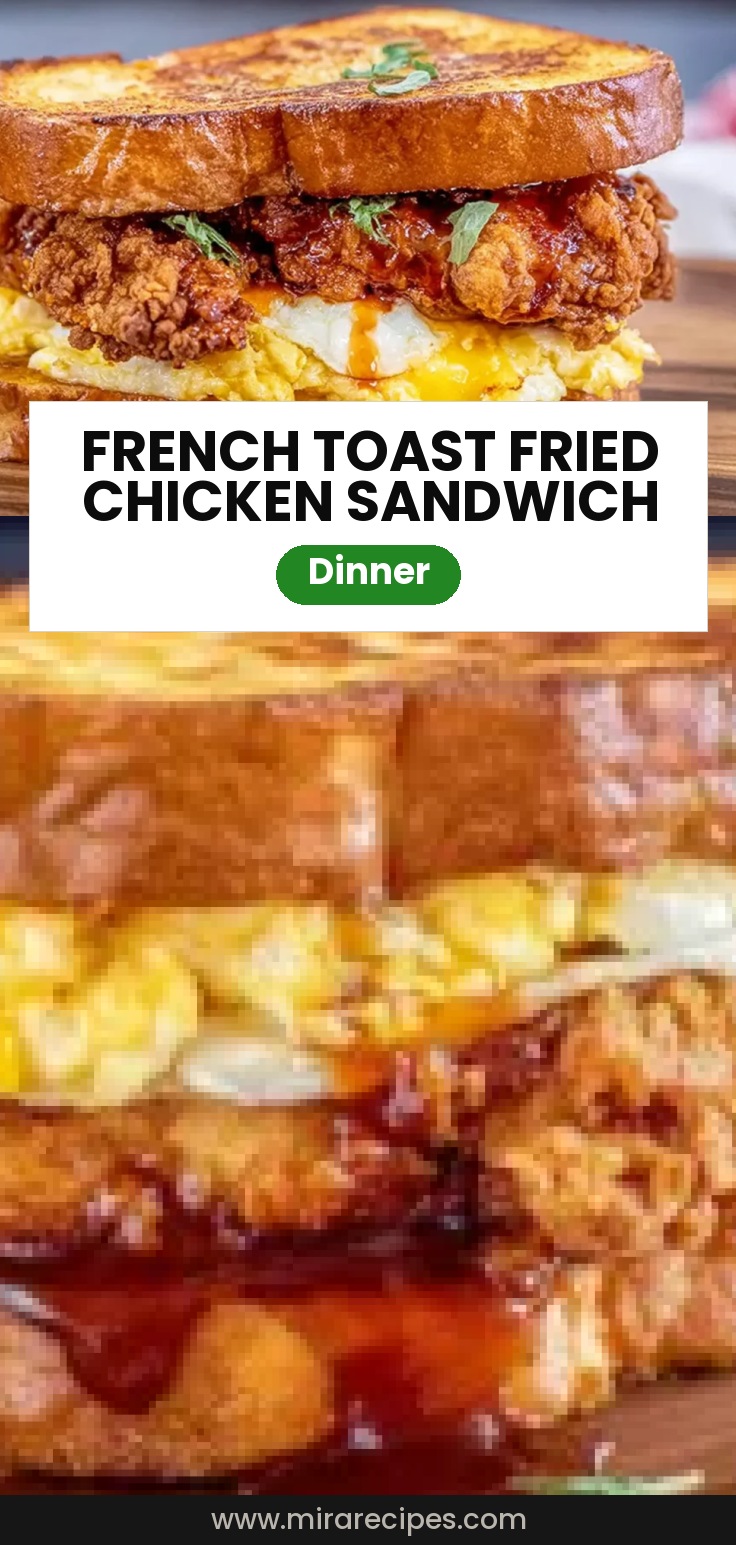 French Toast Fried Chicken Sandwich