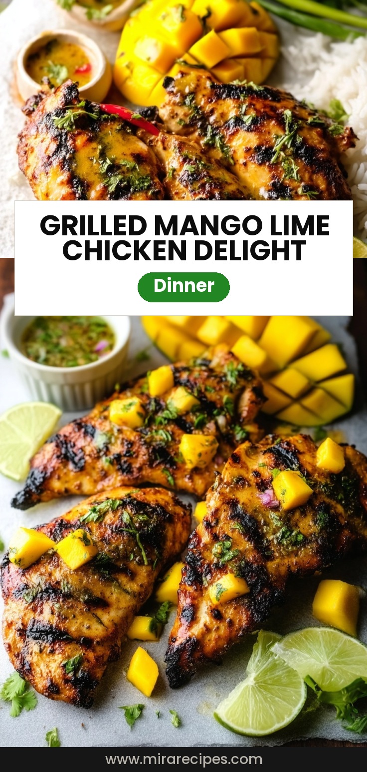Grilled Mango Lime Chicken