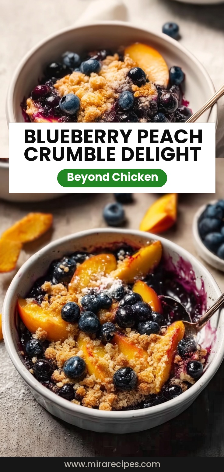 Blueberry Peach Crumble