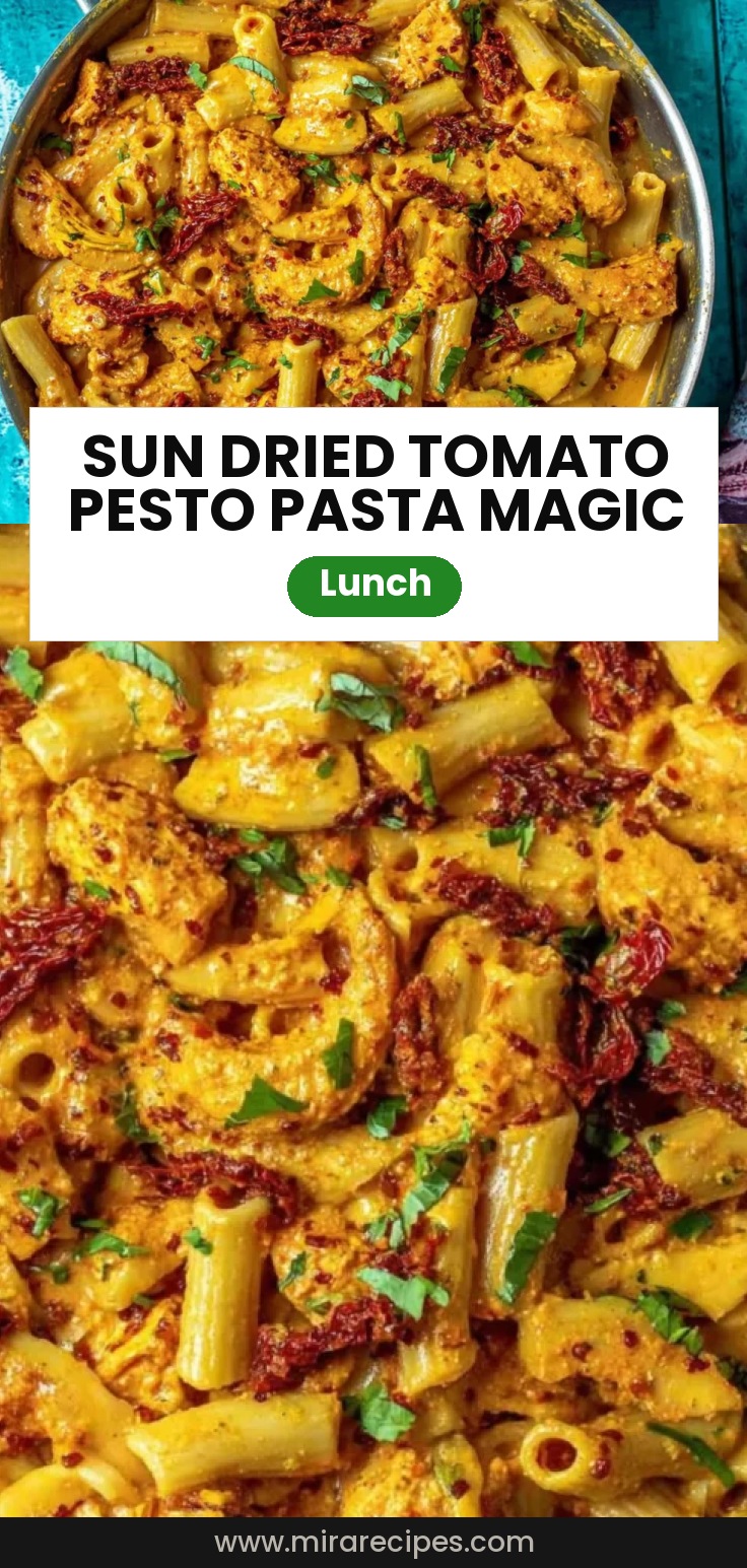 Sun Dried Tomato Pesto Pasta