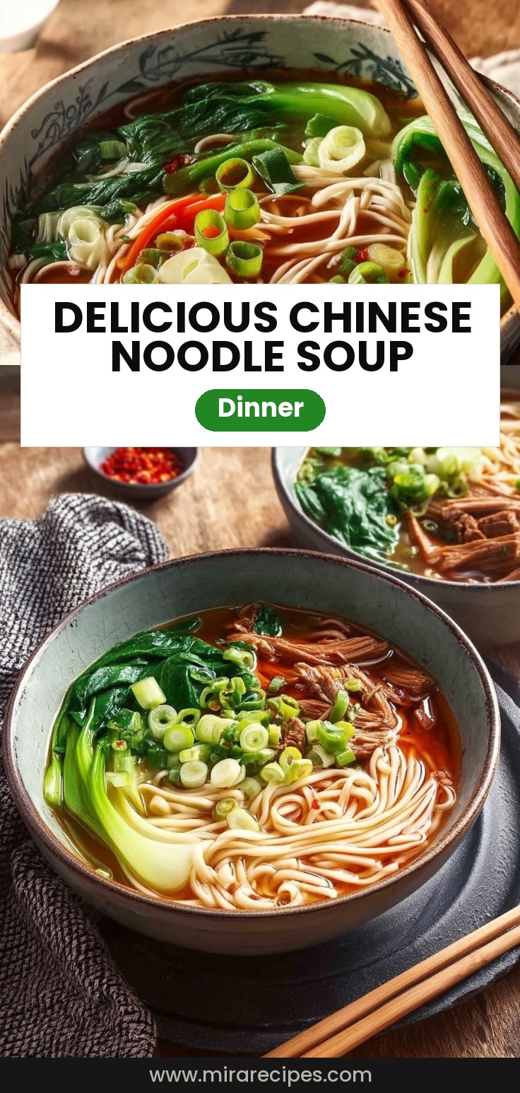 Chinese noodle soup