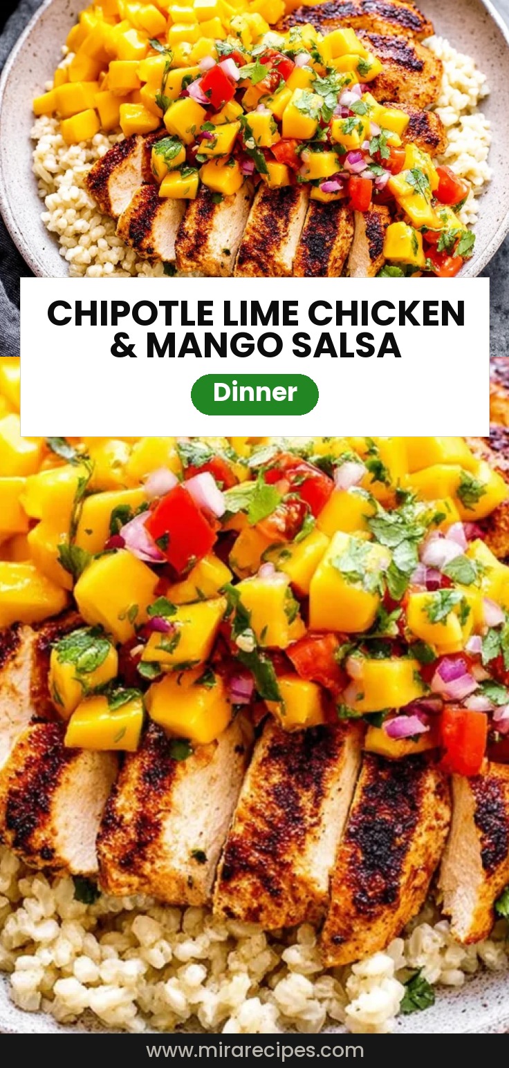 Chipotle Lime Grilled Chicken with Mango Salsa
