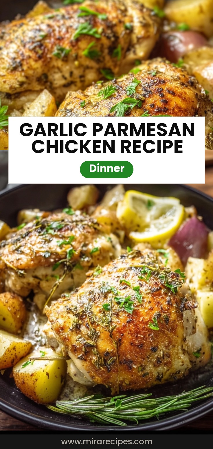 Slow cooker garlic parmesan chicken