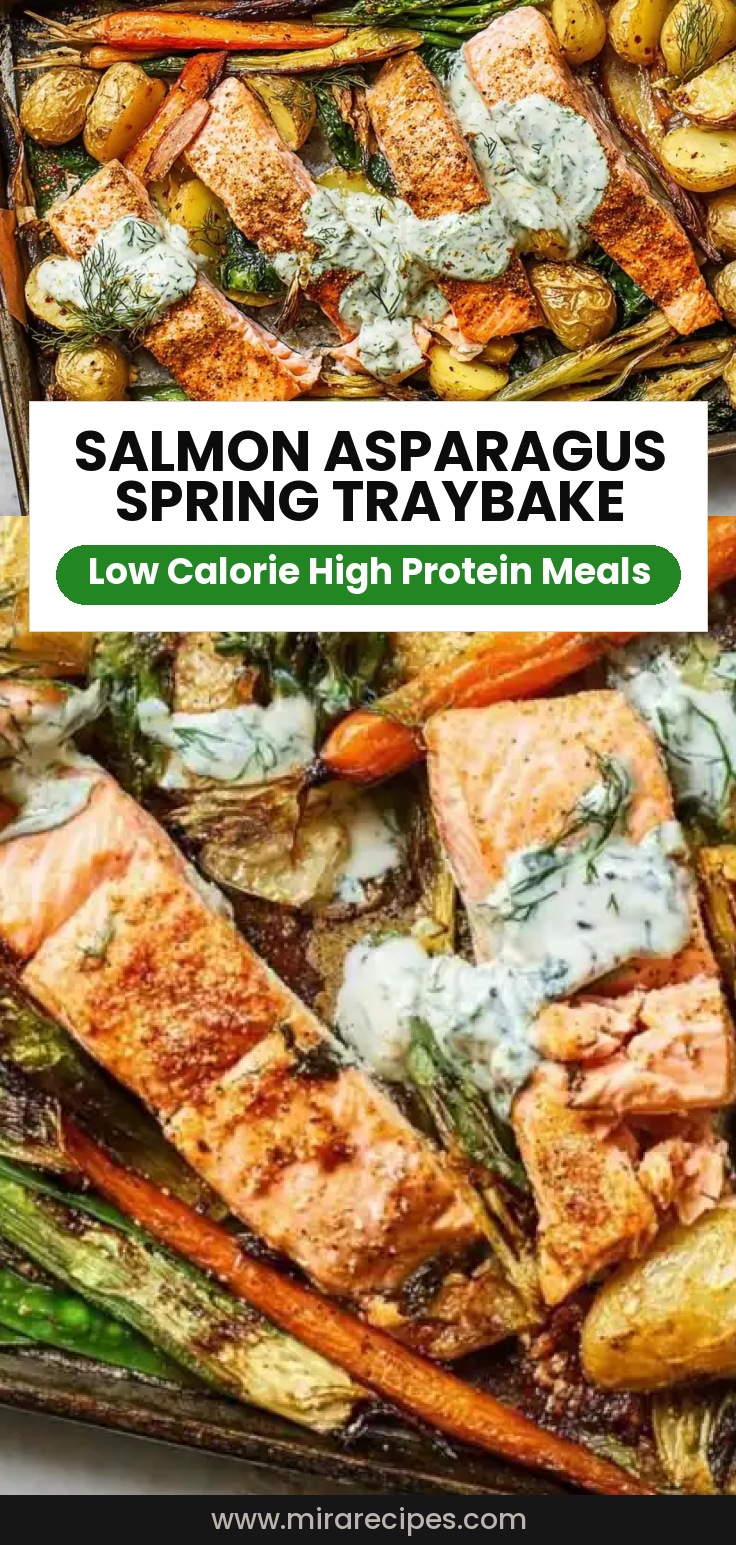 Salmon and Asparagus Spring Traybake