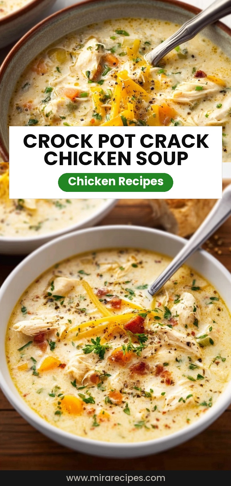 Crock Pot Crack Chicken Soup