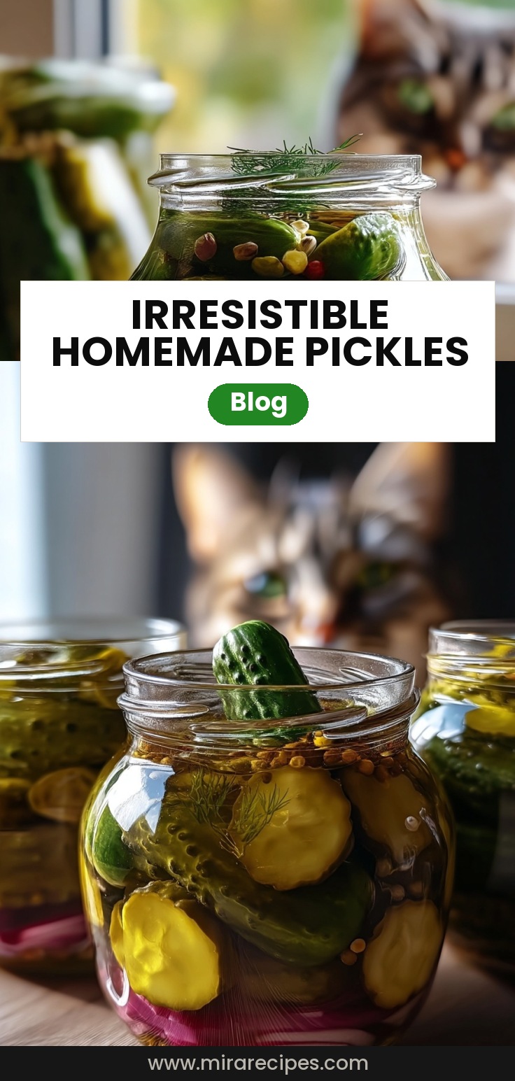 Irresistible Homemade Pickles Recipe Everyone Will Love