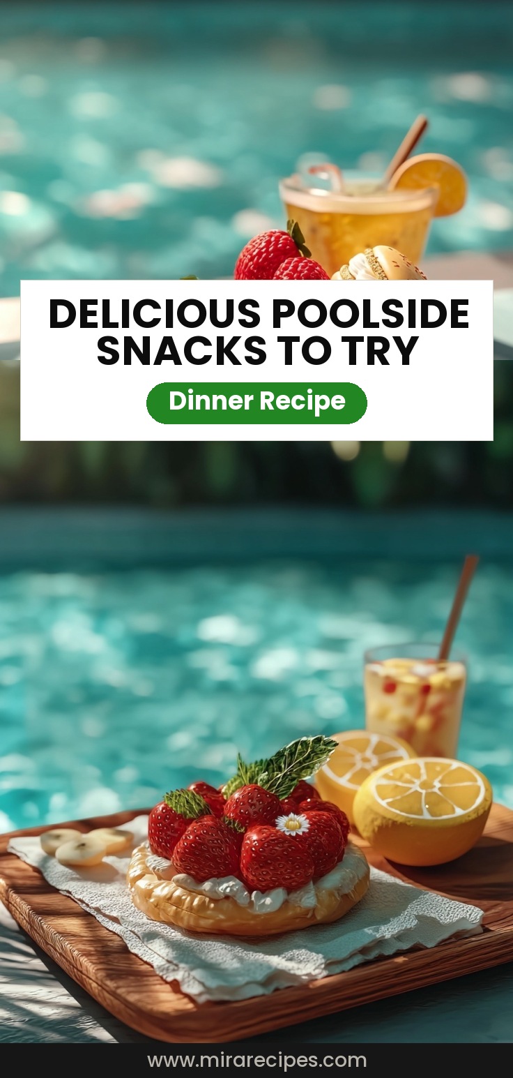 Delicious Poolside Snacks You Must Try