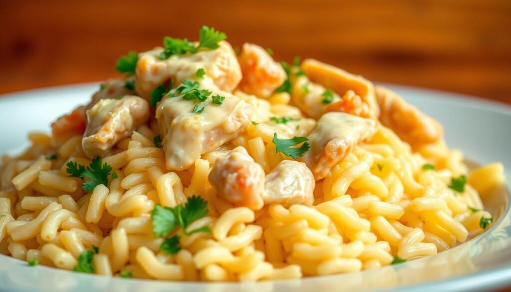 Boursin Orzo with Chicken