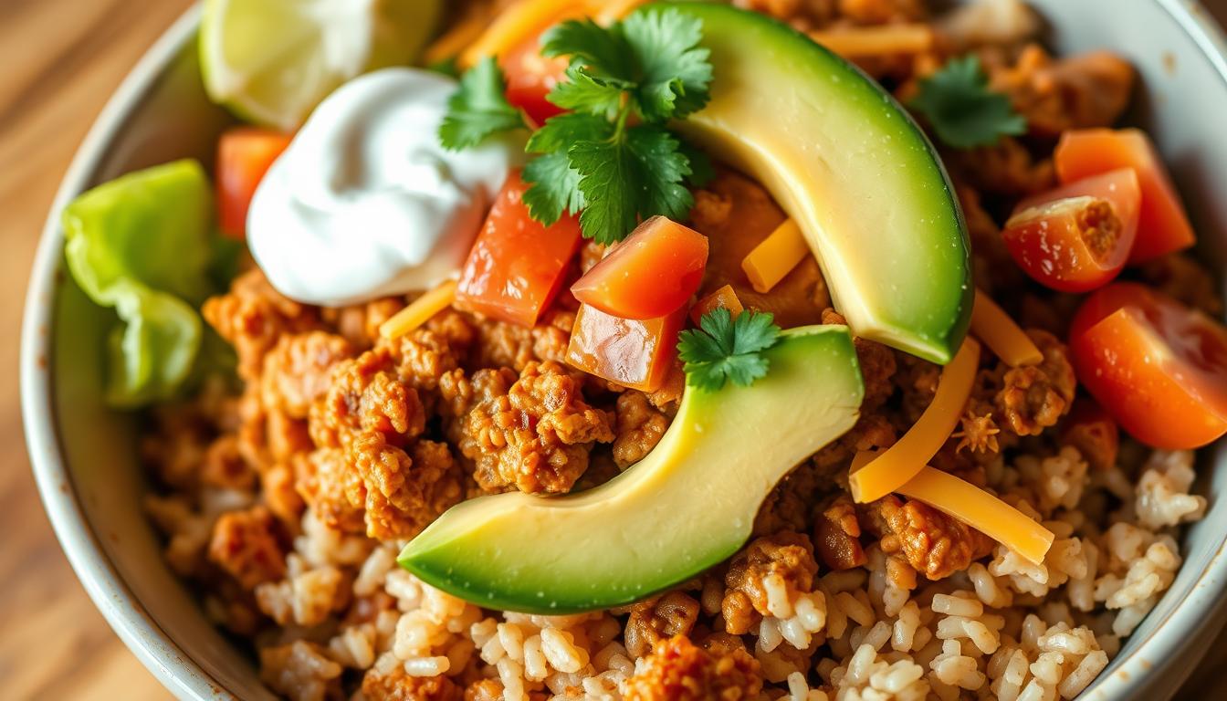 Healthy Turkey Taco Bowl