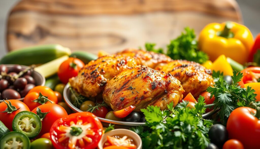 Mediterranean Chicken Bowl ingredients