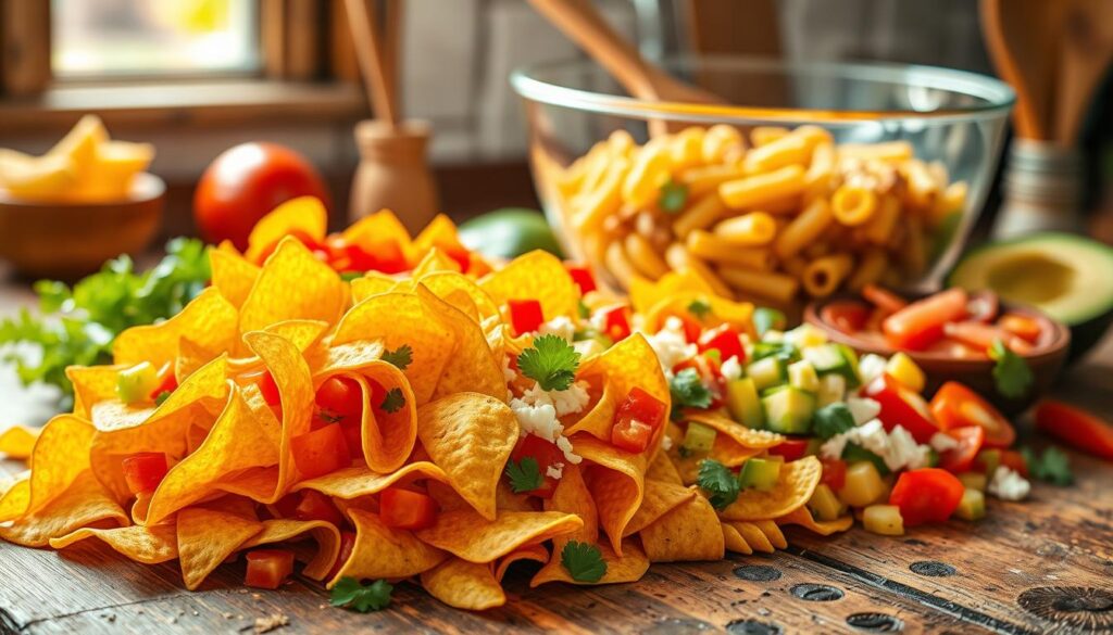 Taco Pasta Salad ingredients