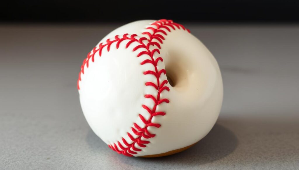 baseball themed donuts
