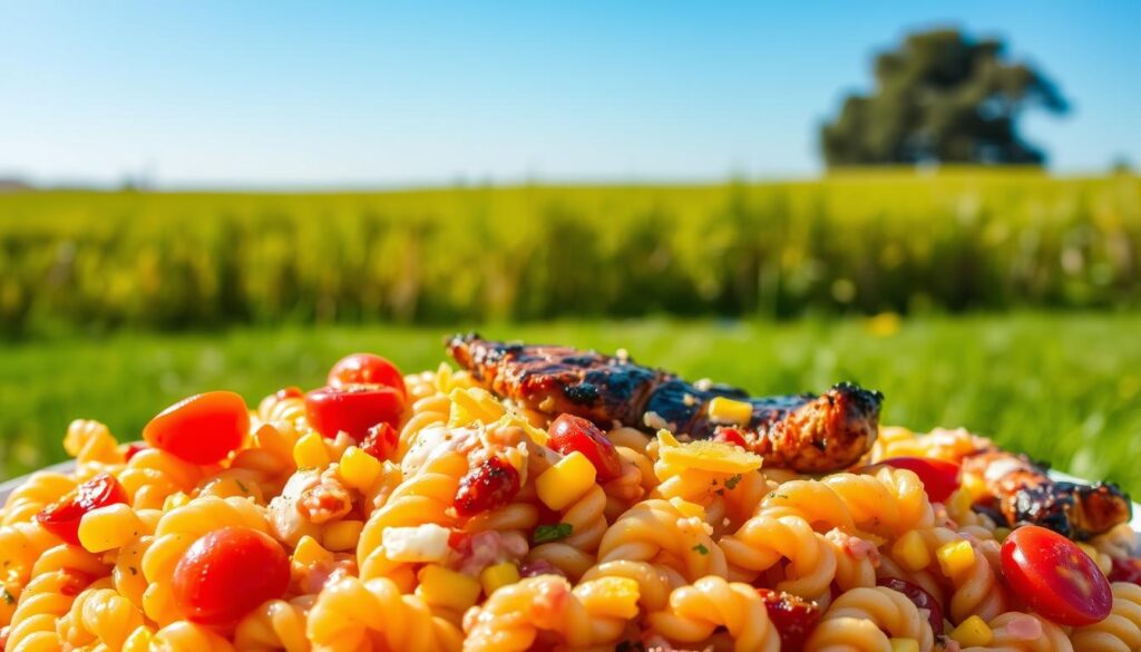 bbq pasta salad