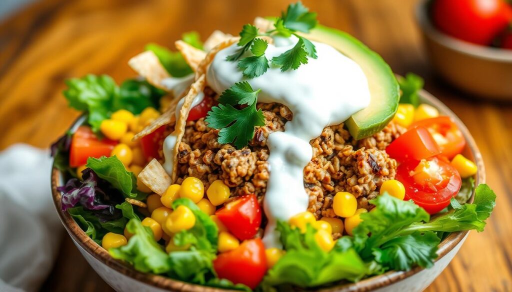 healthy turkey taco bowls