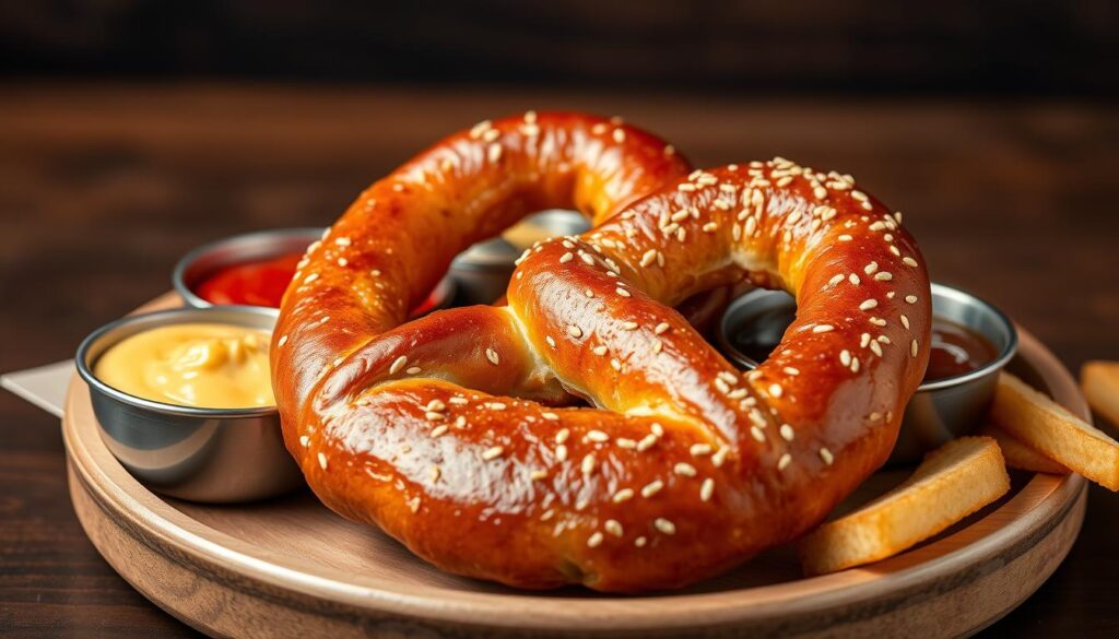 homemade soft pretzels