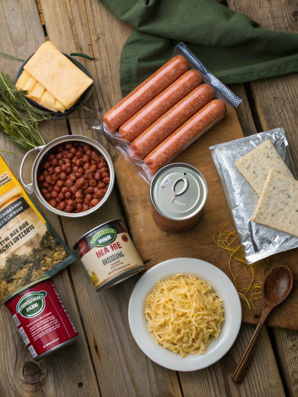 Easy Camping Dinners ingredients