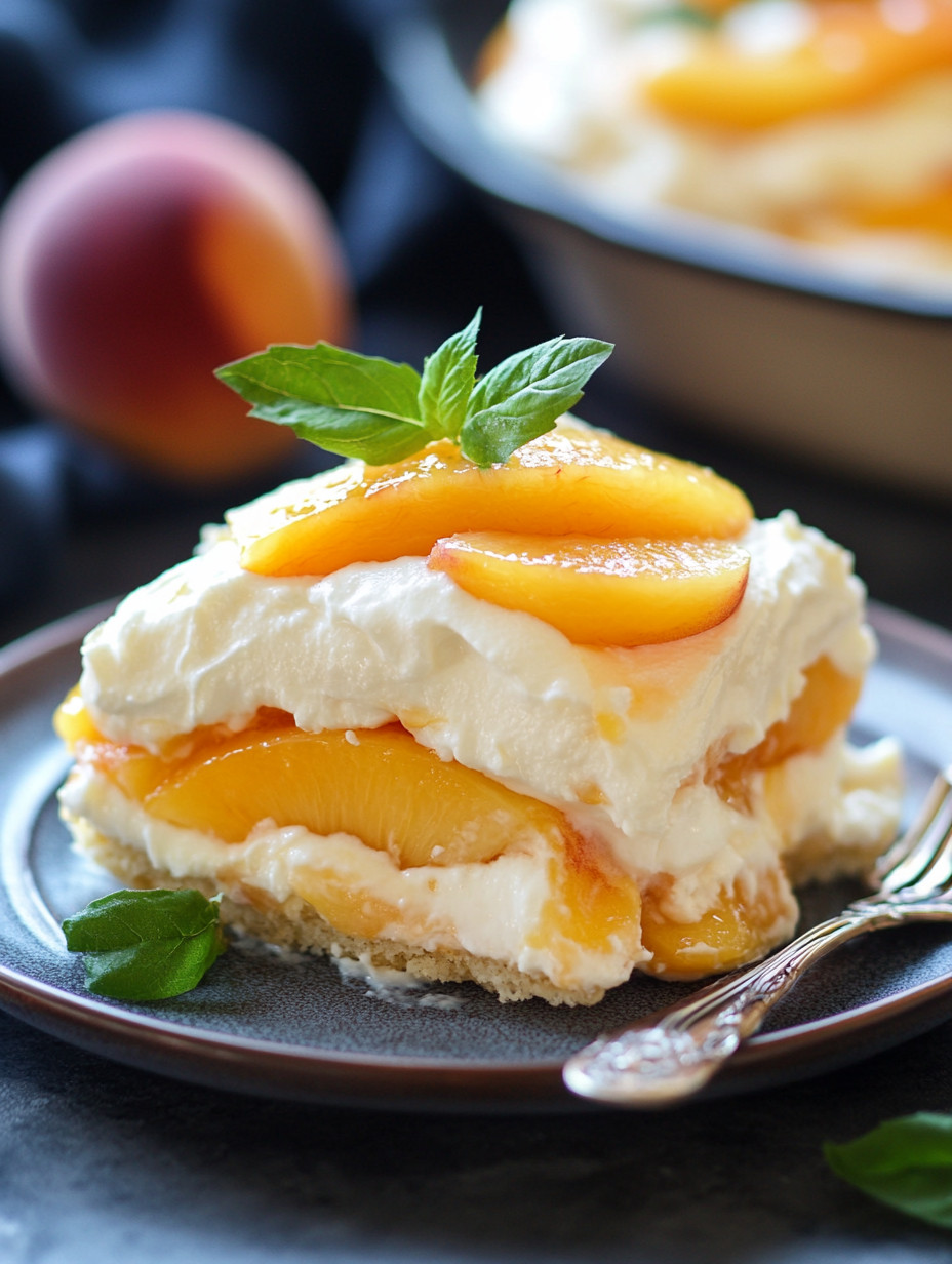 Irresistible Peach Dessert Delight