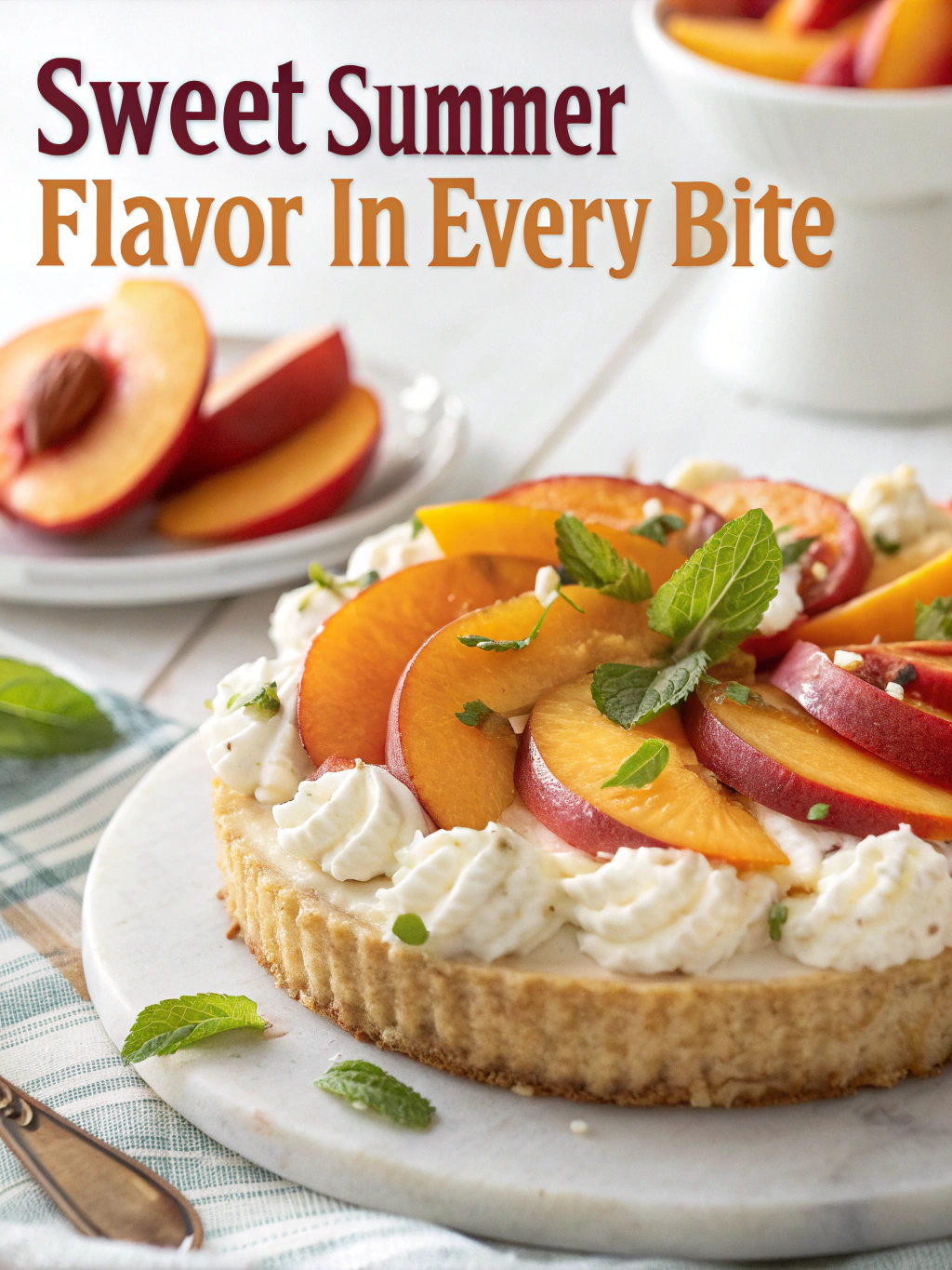 Irresistible Peach Dessert Sweet Summer Flavor in Every Bite ingrediant
